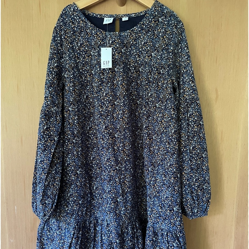 GAP Kids Floral print corduroy Dress